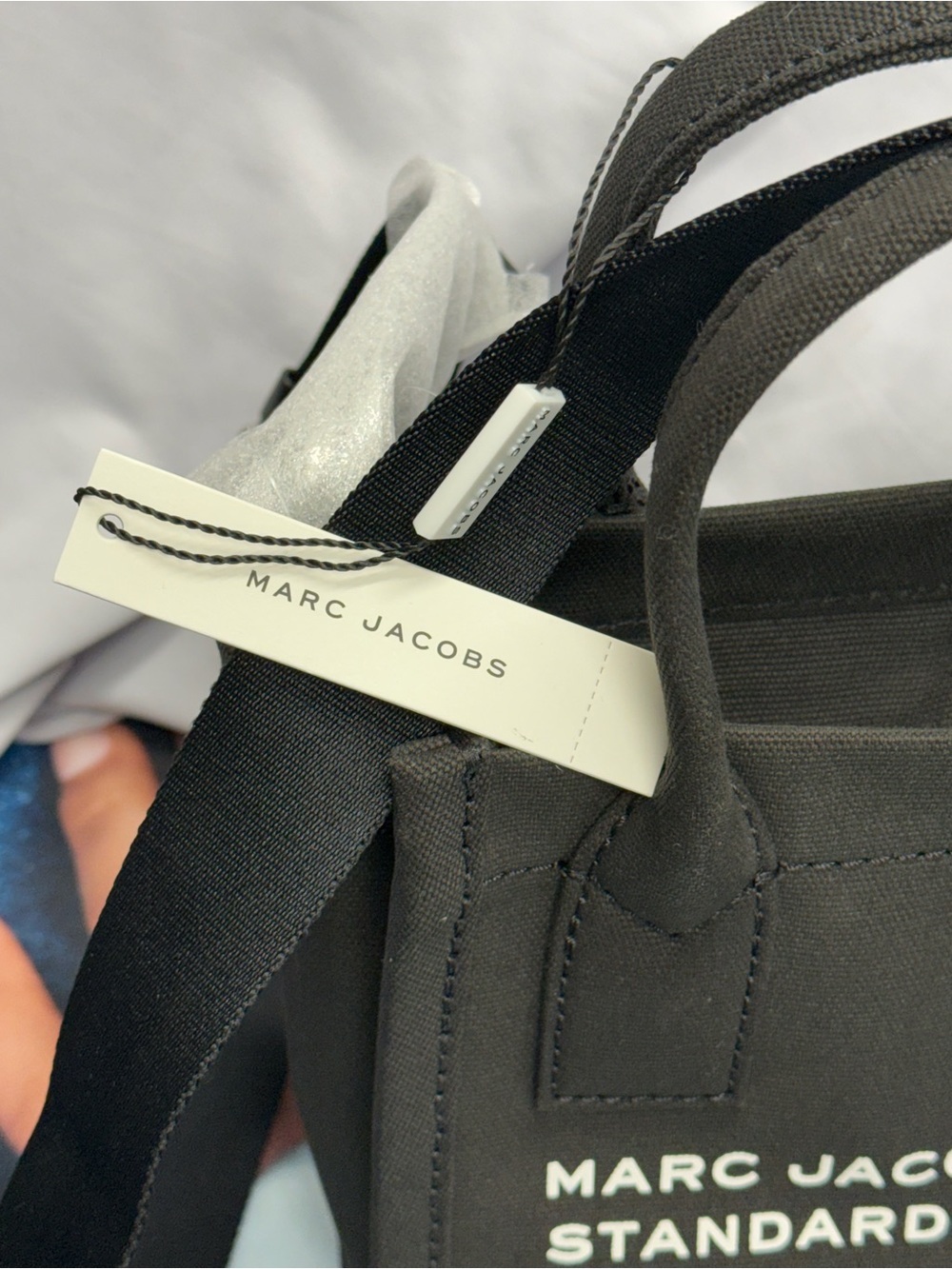 (new+tag) The Marc Jacobs canvas supply crossbody bag black - Picture 8 of 17